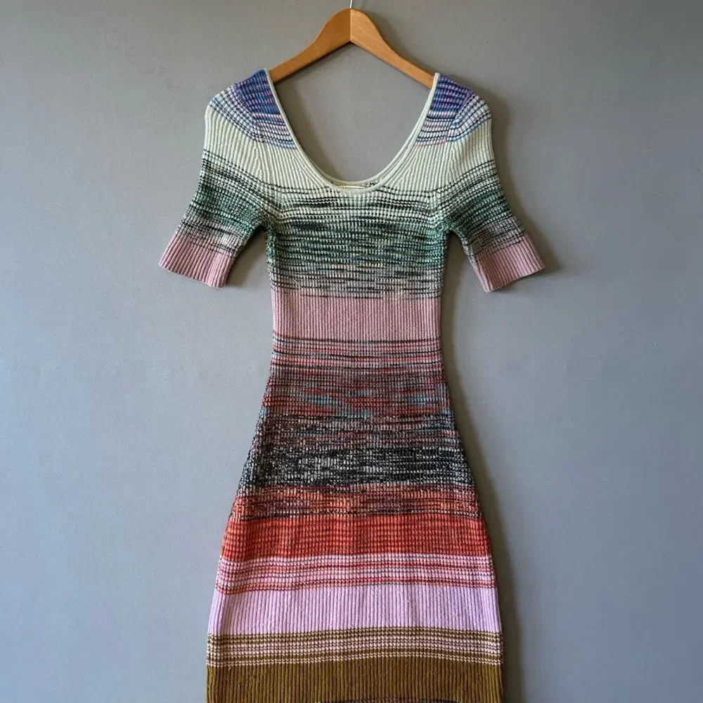 Anthropologie Multicolor Striped Dress - Picture 4 of 7